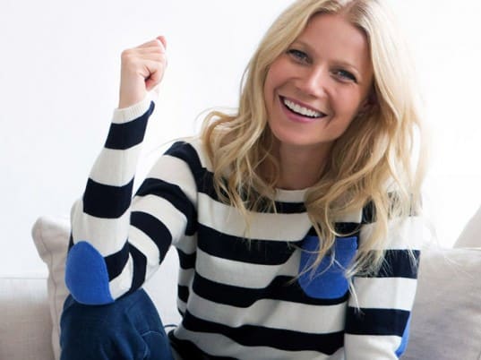 Gwyneth Paltrow in a sweater