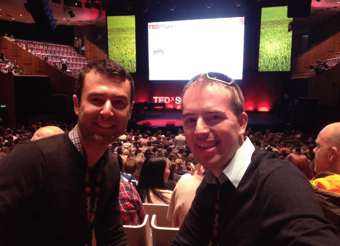 Yaro and Walter at TEDxSydney