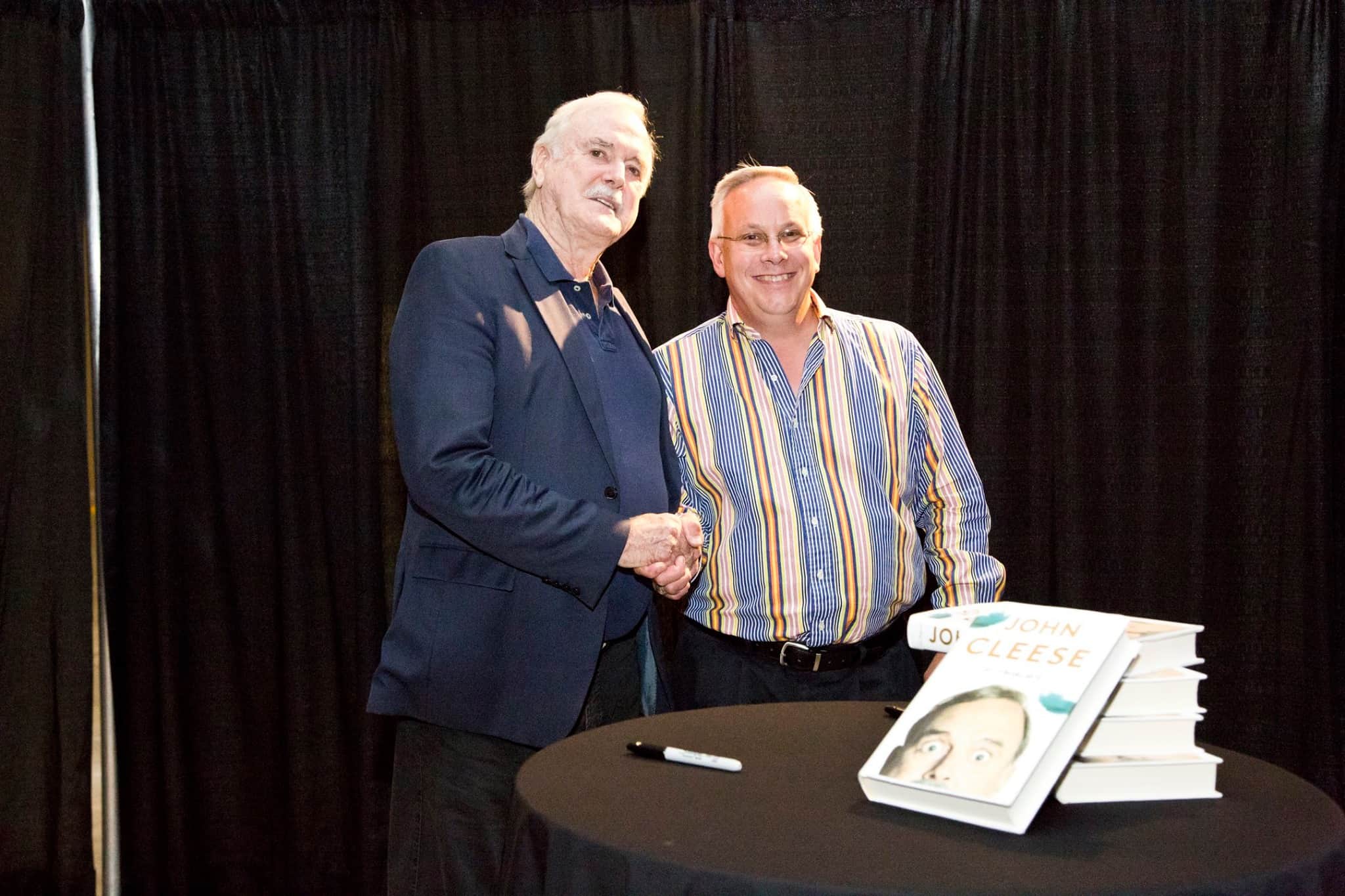 Chuck Frey with John Cleese