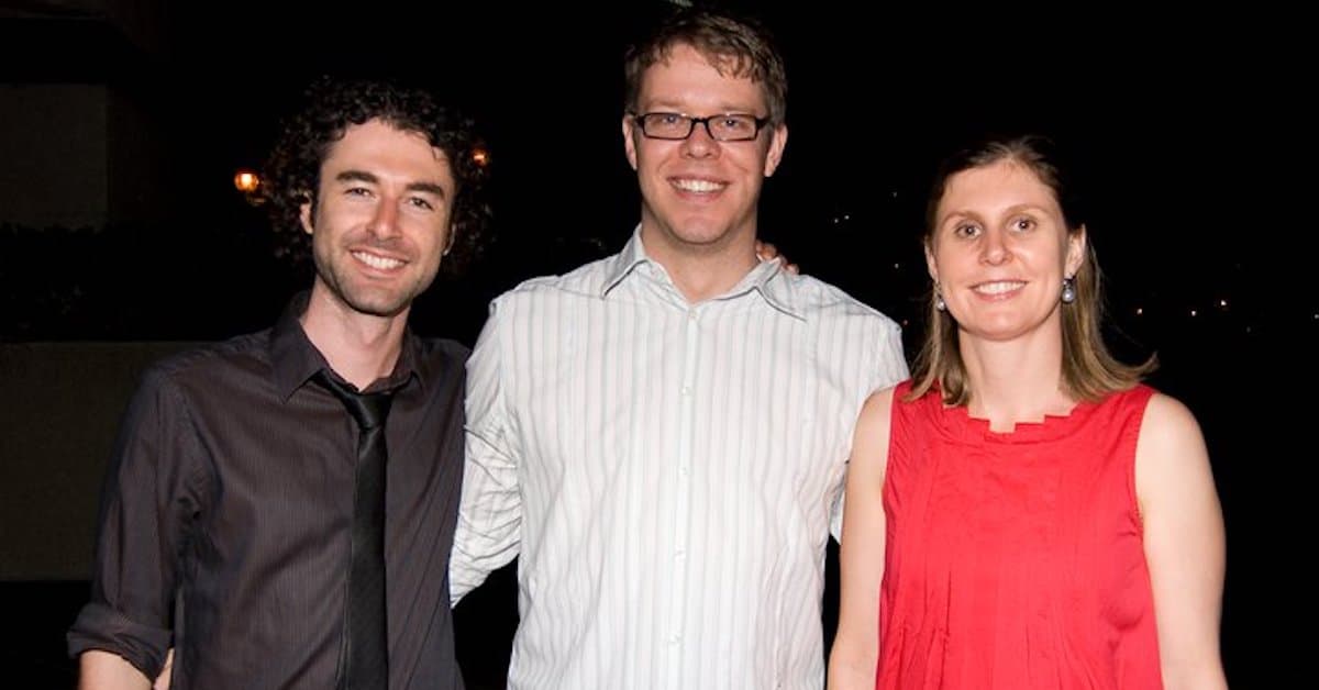 Will Swayne and wife Sarah with Yaro Starak